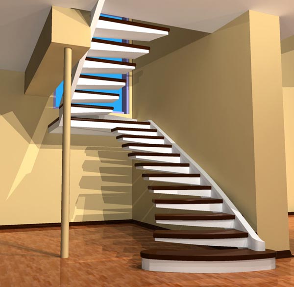 моделирование лестницы
